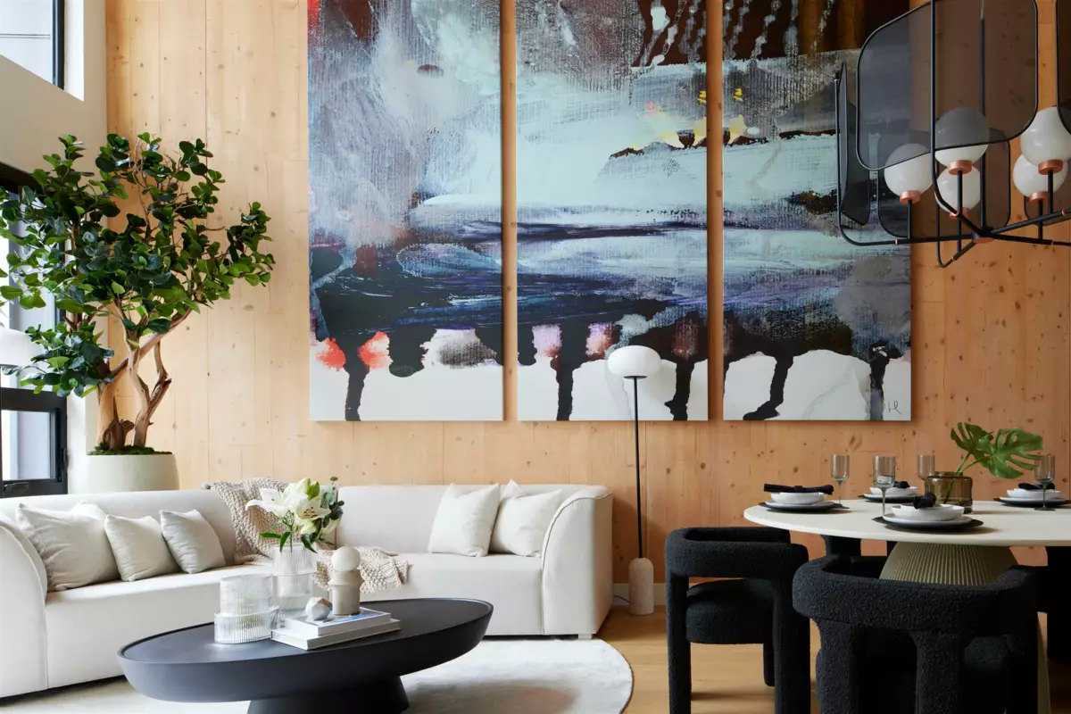 Living Room Photo of 503 310 Salter Street, New Westminster, BC