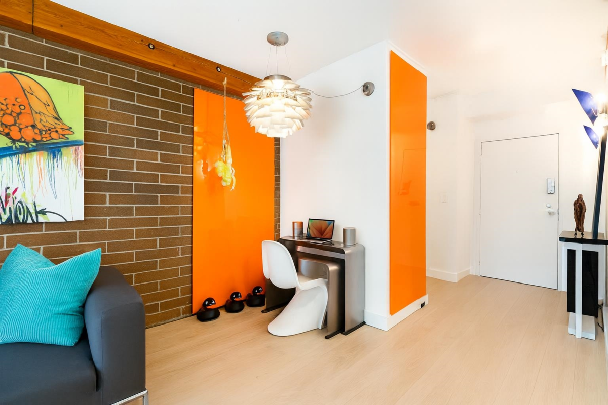 Aerial View of 202 1535 Nelson Street, Vancouver, BC