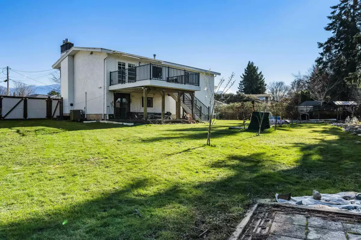 Aerial View of 10125 Shamrock Drive, Chilliwack, BC