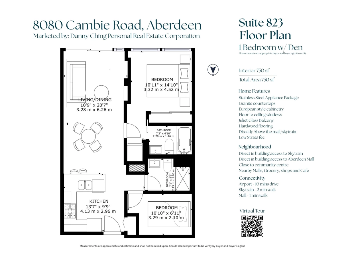Exterior Rear Photo of 823 8080 Cambie Road, Richmond, BC