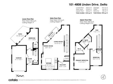 Playground / Recreational Area Near 101 4808 Linden Drive, Delta, BC