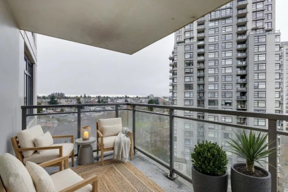Outdoor Patio Photo of 1202 3660 Vanness Avenue, Vancouver, BC