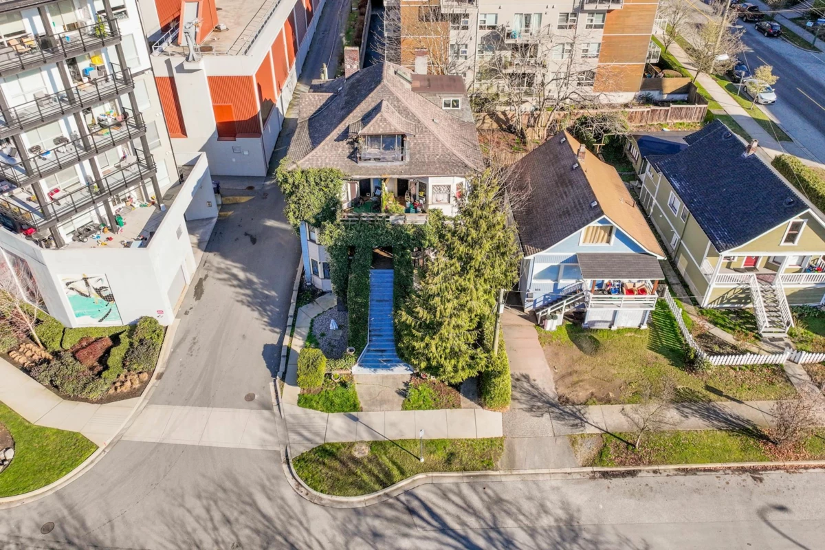 Exterior Rear Photo of 160 E 10th Street, North Vancouver, BC