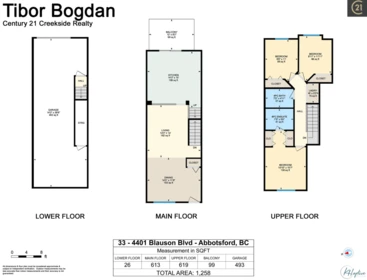 33 4401 Blauson Boulevard, Abbotsford, BC, Abbotsford — Townhouse for sale