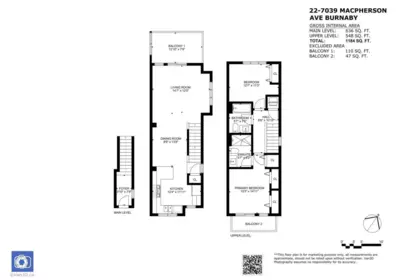 22 7039 Macpherson Avenue, Burnaby, BC, Burnaby — Townhouse for sale