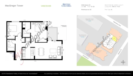 1408 5189 Gaston Street, Vancouver, BC, Vancouver — Apartment/Condo for sale