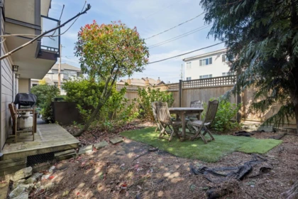 Backyard Photo of 152A W 18th Street, North Vancouver, BC