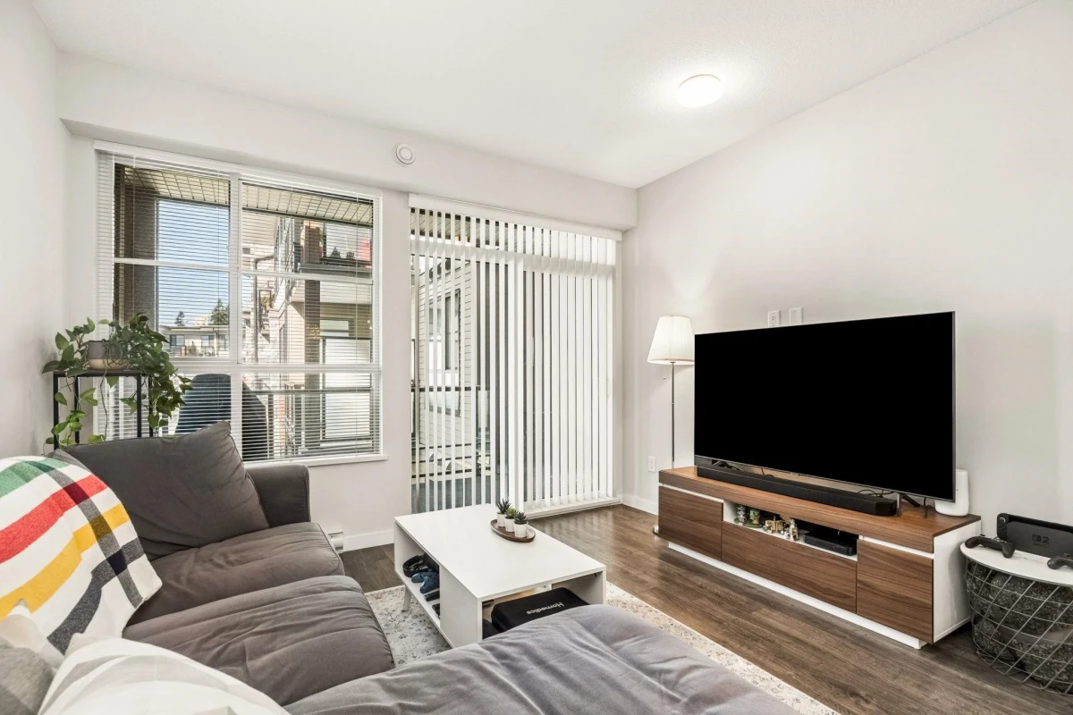 Living Room Photo of 412 1152 Windsor Mews, Coquitlam, BC
