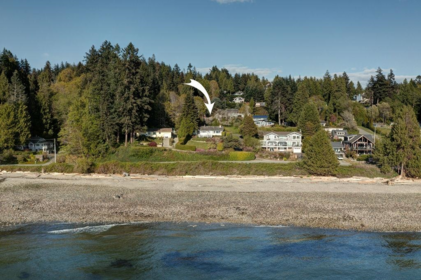 Aerial View of 1708 Ocean Beach Esplanade, Gibsons, BC