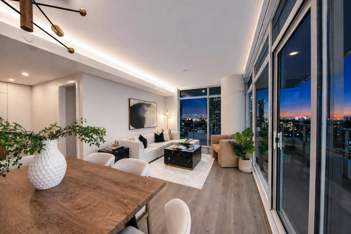 Living Room Photo of 1104 200 Klahanie Court, West Vancouver, BC