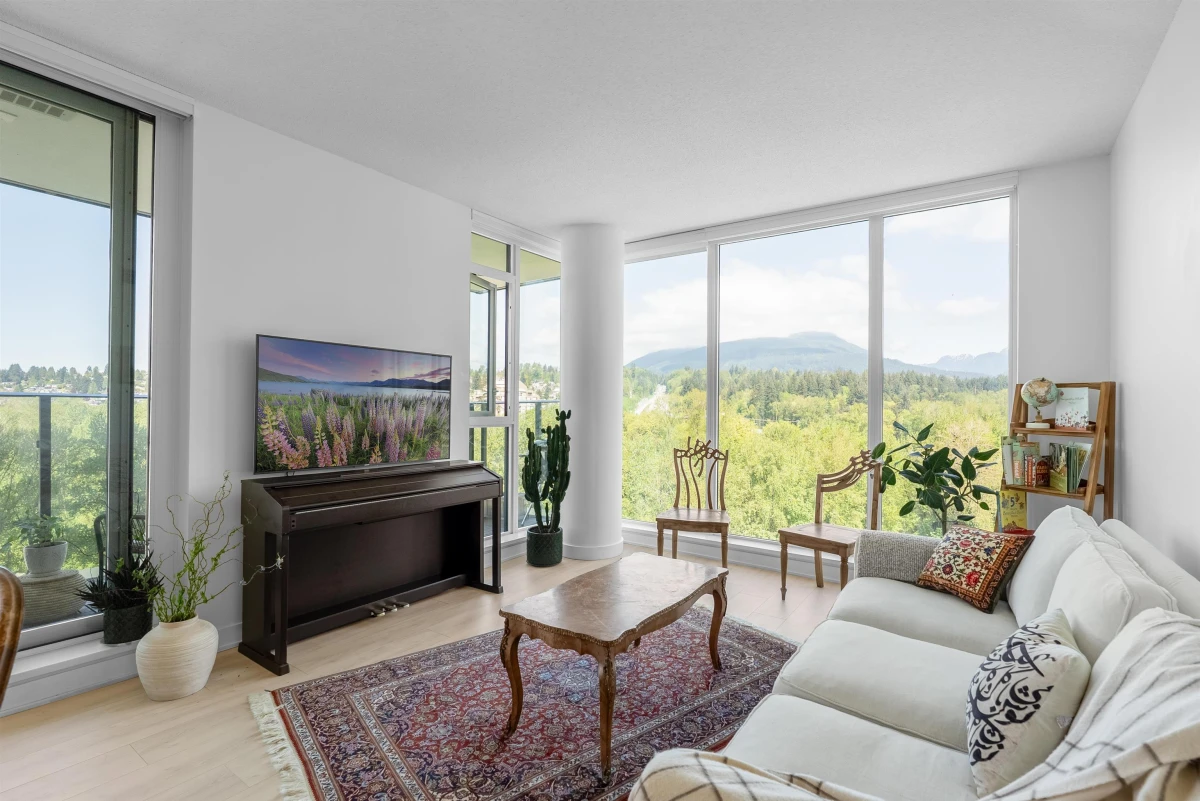 Family Room Photo of 1307 1471 Hunter Street, North Vancouver, BC