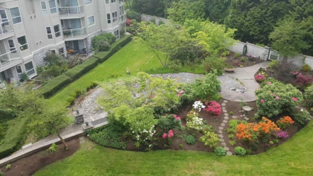 Aerial View of 107 1283 Parkgate Avenue, North Vancouver, BC