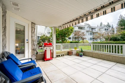 Outdoor Deck Photo of 107 1283 Parkgate Avenue, North Vancouver, BC