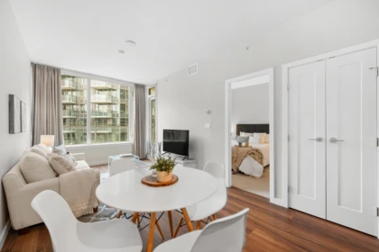 Breakfast Nook Photo of 808 8628 Hazelbridge Way, Richmond, BC