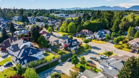 Aerial View of 16296 87 Avenue, Surrey, BC