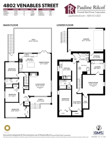 Aerial View of 4802 Venables Street, Burnaby, BC