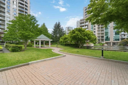 Aerial View of 1903 1199 Eastwood Street, Coquitlam, BC