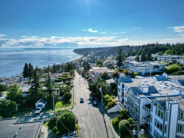 Aerial View of 4 15151 Buena Vista Avenue, White Rock, BC
