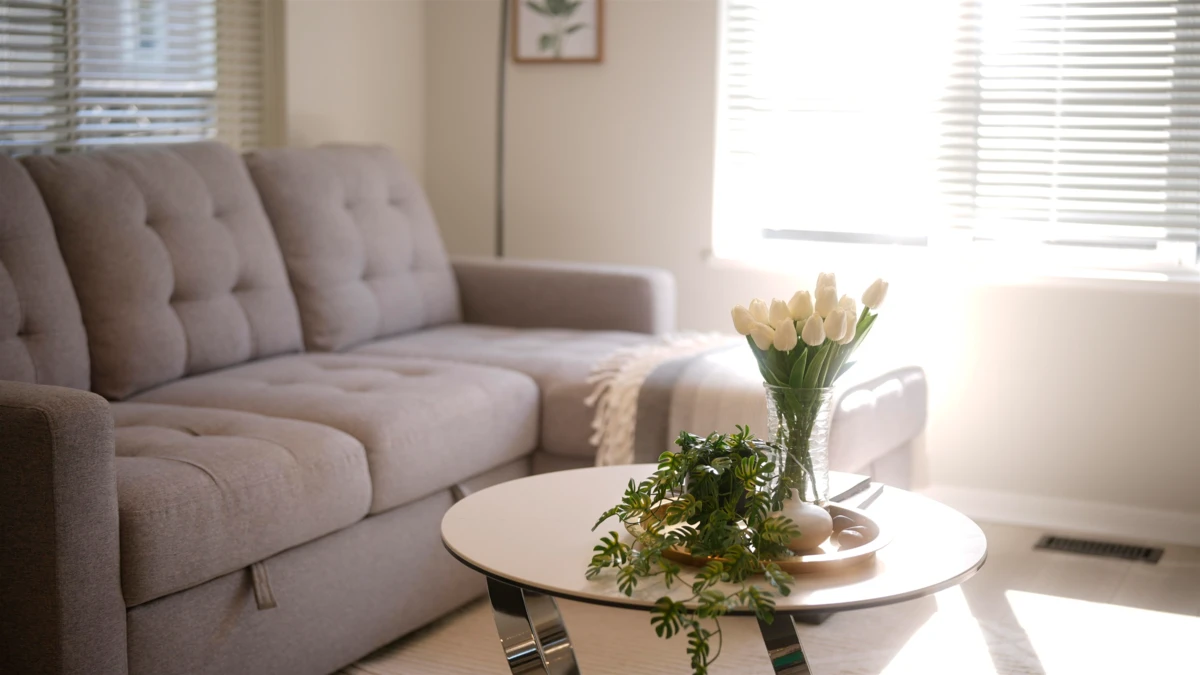 Living Room Photo of 1 8433 Bennett Road, Richmond, BC