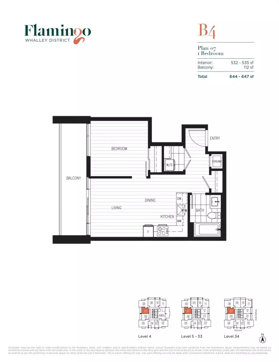 Exterior Rear Photo of 407 13675 107a Avenue, Surrey, BC
