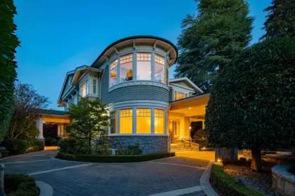 Aerial View of 3402 Osler Street, Vancouver, BC