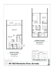Hallway Photo of 8 7363 Montecito Drive, Burnaby, BC