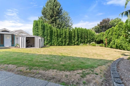 Aerial View of 7019 Wiltshire Street, Chilliwack, BC