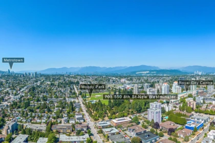 703 550 Eighth Street, New Westminster, BC, New Westminster — Apartment/Condo for sale