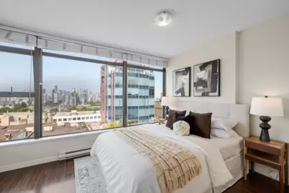 Bedroom 3 Photo of 707 1068 W Broadway, Vancouver, BC