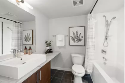 Powder Room Photo of 707 1068 W Broadway, Vancouver, BC