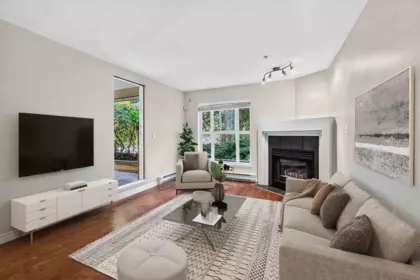 Living Room Photo of 110 2231 Welcher Avenue, Port Coquitlam, BC