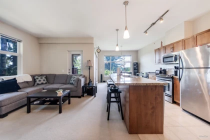 Kitchen Island Photo of 410 11950 Harris Road, Pitt Meadows, BC