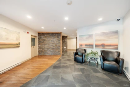 Living Room Photo of 410 11950 Harris Road, Pitt Meadows, BC