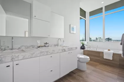 Powder Room Photo of 702 876 Keith Road, West Vancouver, BC