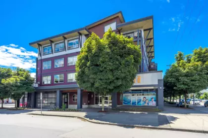 Outdoor Patio Photo of 308 288 Hampton Street, New Westminster, BC