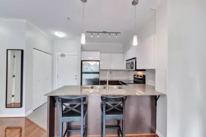 Kitchen Island Photo of 335 13733 107a Avenue, Surrey, BC