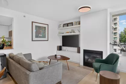 Dining Area Photo of 502 120 Milross Avenue, Vancouver, BC