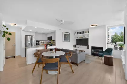 Living Room Photo of 502 120 Milross Avenue, Vancouver, BC
