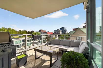 Outdoor Deck Photo of 502 120 Milross Avenue, Vancouver, BC