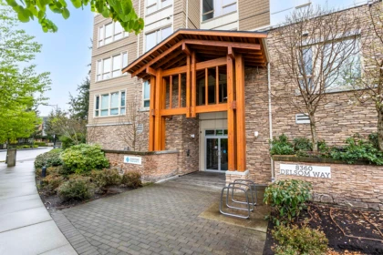 Exterior Rear Photo of 304 8360 Delsom Way, Delta, BC