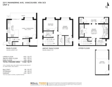 Basement Recreation Room Photo of 2 2211 Mannering Avenue, Vancouver, BC