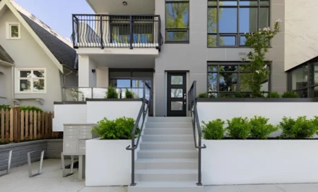 Aerial View of 101 3668 W 10th Avenue, Vancouver, BC