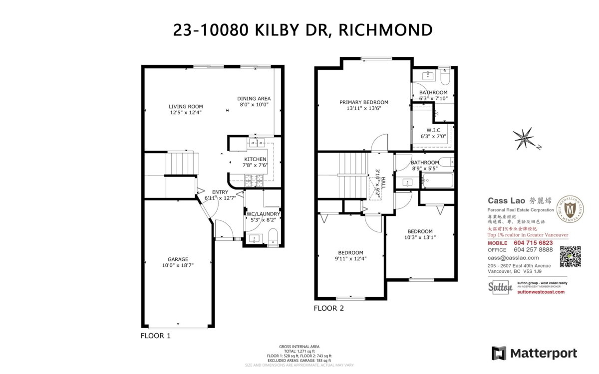Basement Recreation Room Photo of 23 10080 Kilby Drive, Richmond, BC