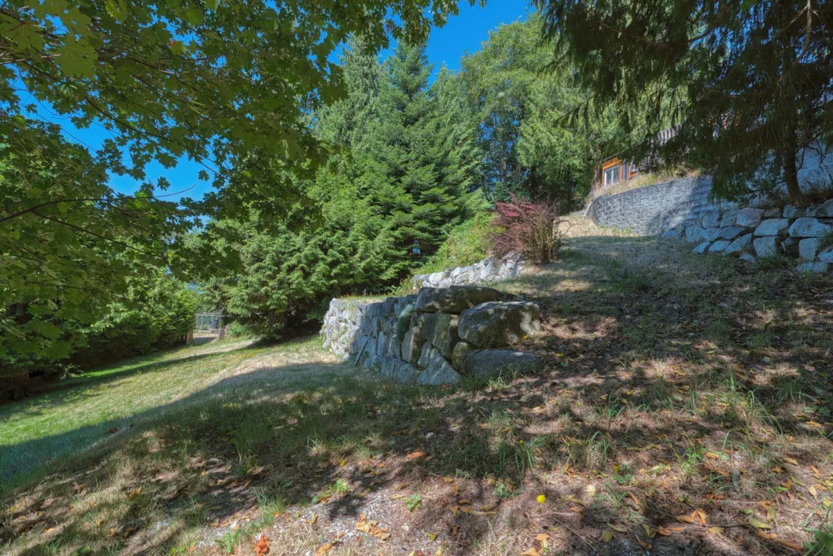 Aerial View of 7949 Redrooffs Road, Halfmoon Bay, BC