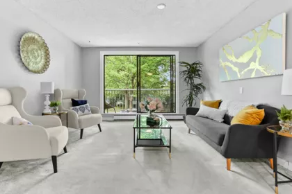 214 3921 Carrigan Court, Burnaby, BC, Burnaby — Apartment/Condo for sale