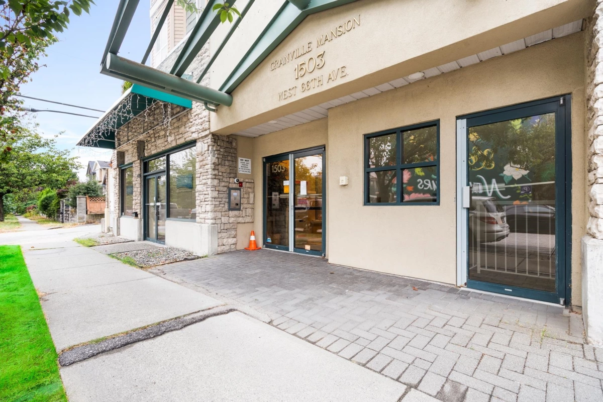 Exterior Rear Photo of 305 1503 W 66th Avenue, Vancouver, BC