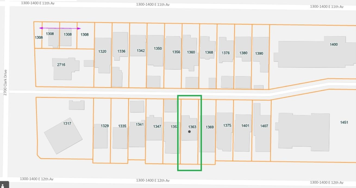 Exterior Rear Photo of 1363 E 12th Avenue, Vancouver, BC
