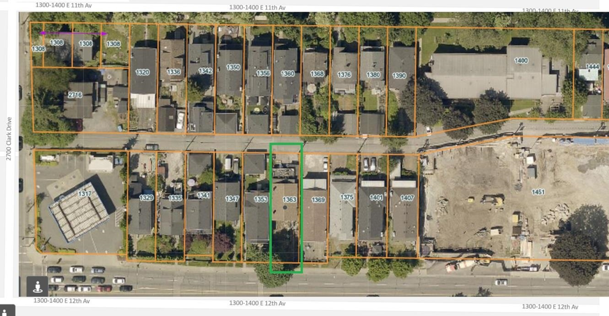 Living Room Photo of 1363 E 12th Avenue, Vancouver, BC