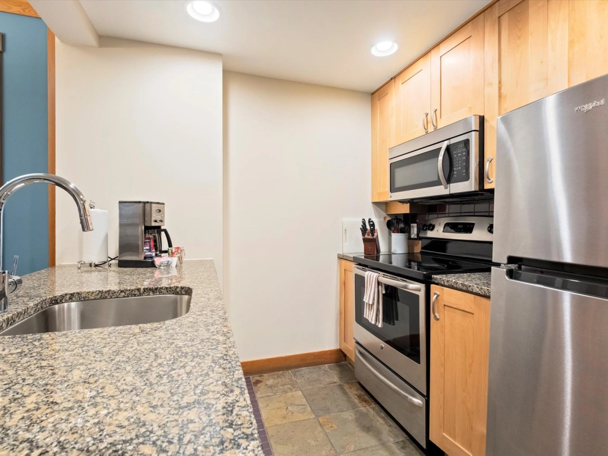Kitchen Photo of 215C 2036 London Lane, Whistler, BC