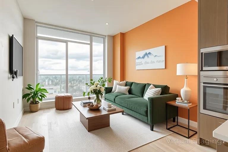 Living Room Photo of 4004 13495 Central Avenue, Surrey, BC